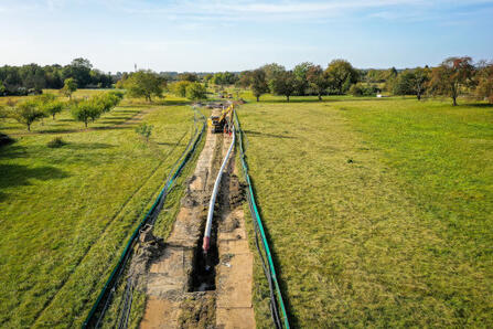 Das Einpflügen schont Tiere und Pflanzen in der Umgebung.
