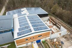 Luftaufnahme Erweiterung Wasserwerk Ottersdorf