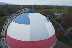 Gaskugel der Stadtwerke Rastatt