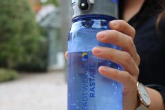 Trinkwasserflasche der Stadtwerke Rastatt