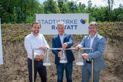 Einweihung der drei neuen Tiefbrunnen am Wasserwerk Ottersdorf