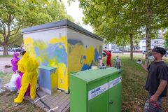 Trafostation der Stadtwerke Rastatt wird zum Kunstwerk