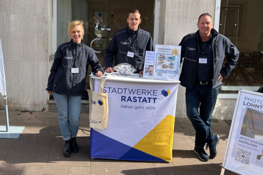 Stadtwerke Rastatt beim verkaufsoffenen Sonntag