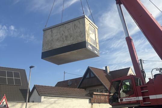 Neue Trafostation für Ottersdorf