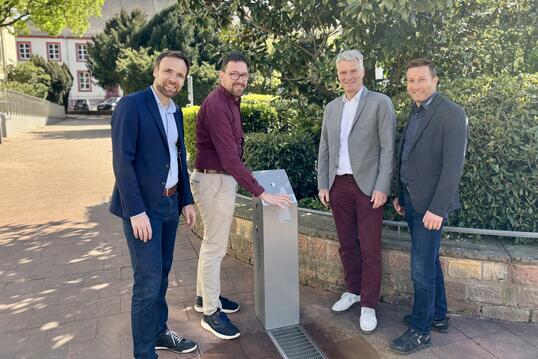 Neue Trinkwasserbrunnen in Rastatter Innenstadt