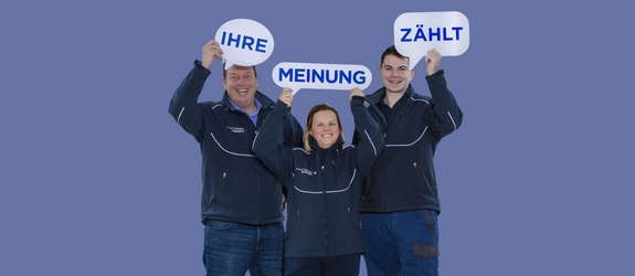 Banner: Kundenumfrage 2026