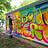 Graffiti-Workshop auf dem Festplatz: Trafostation der Stadtwerke Rastatt wird bunt. 