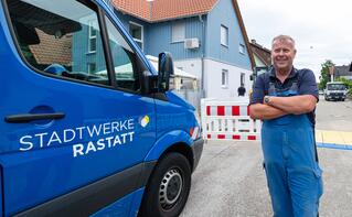 Baustellenübersicht der Stadtwerke Rastatt