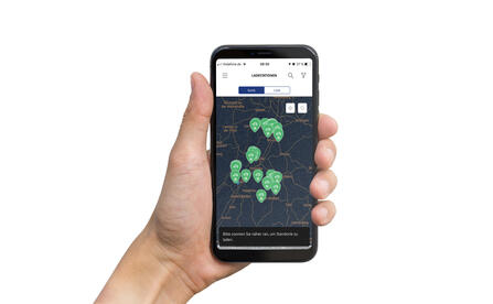 Symbolbild Ladesäulen finden per App 