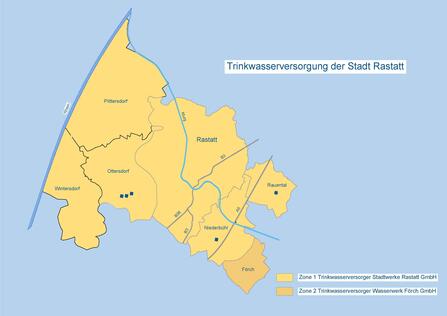 Übersicht Trinkwasser-Versorgungsgebiete
