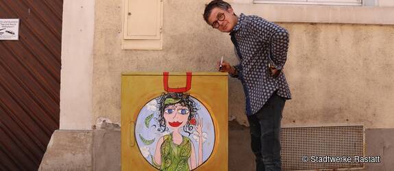 &quot;Rastatt Love Story&quot; Motiv von dem international bekannten Künstler Thitz