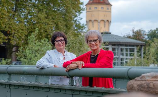 Ingrid Blumenthal und Christa Herrmann vom ambulanten Hospizdienst Rastatt