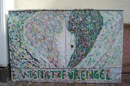 Motiv: Landeplatz für Engel Standort: Poststraße, 76437 Rastatt