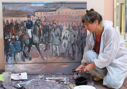 Motiv: Rastatt 1849 Standort: Faneser Platz, 76437 Rastatt (vom 20.05.2019)