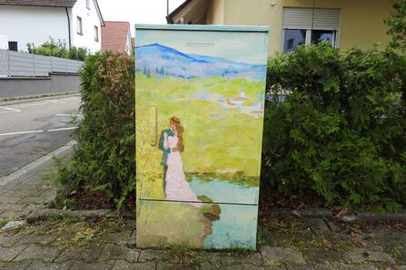 Motiv: Farben des Südens. Standort: Ecke Lindenallee / Nordstraße in Rastatt/Ottersdorf (vom 11.05.2017)