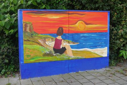 Motiv: In Gedanken (Diana Gier) Standort: Laurentiusstraße, 76437 Niederbühl