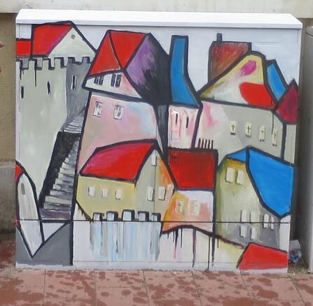 Motiv: Burghausen Standort: Ecke Schlosser- und Engelstraße , 76437 Rastatt