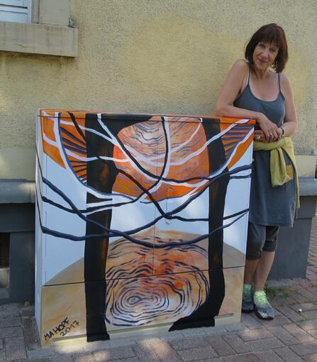 Motiv: Körperfragmente Standort: Ecke Markgrafenstraße / Bleichstraße, 76437 Rastatt