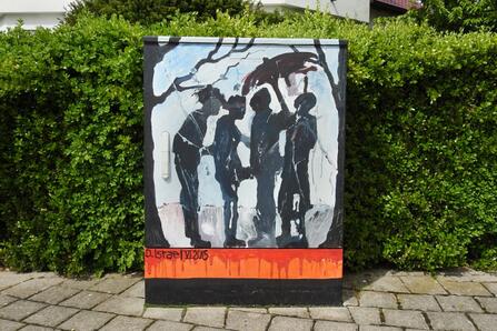 Motiv: Im Dialog Standort: Ecke Muhrwinkel / Franz-Hennegriff-Straße, 76437 Ottersdorf