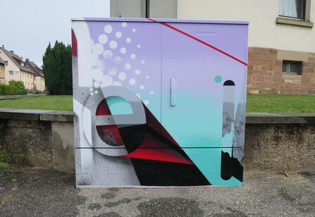 Motiv: Schichten Standort: Ecke Gartenstraße/Rosenstraße, 76437 Rastatt (vom 02.10.2017)