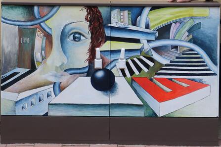 Motiv: Begegnung und Wandel in Rastatt Standort: Ecke Kaiser- / Engelstraße, 76437 Rastatt