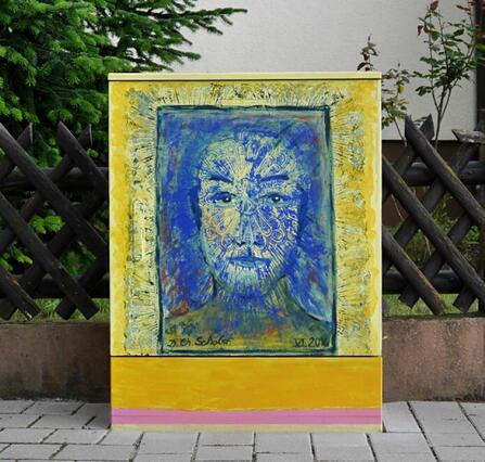 Motiv: La vie est belle Standort: Grenzstraße / Ecke Drosselweg, 76437 Rastatt