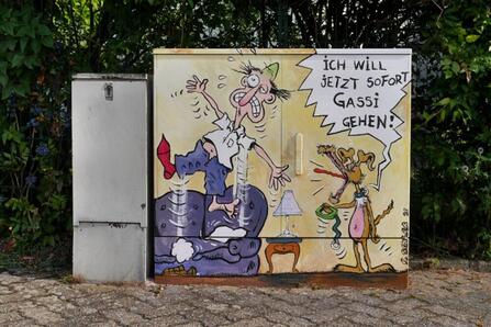 Motiv: Alles für die Tiere Standort: Donaustraße / Ecke Isarstraße in Rastatt-Münchfeld