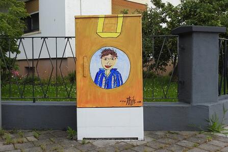 Motiv: BAGStreetArt 2016 Standort: Grenzstraße / Ecke Finkenstraße, 76437 Rastatt