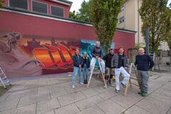 Street-Art-Projekt für die Trafostation der Stadtwerke Rastatt