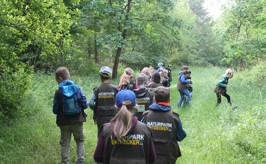 Die Stadtwerke Rastatt ermöglicht Naturpark Entdeckerwesten Aktion